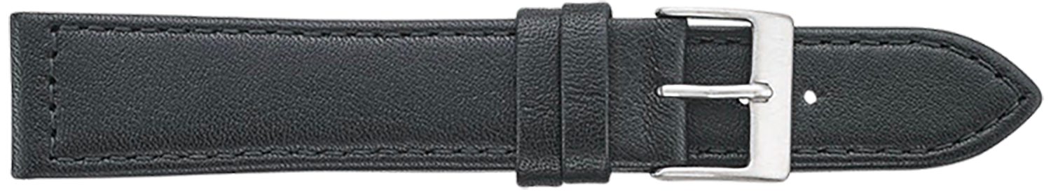 STRAPS, LEATHER #412 20mm BLK